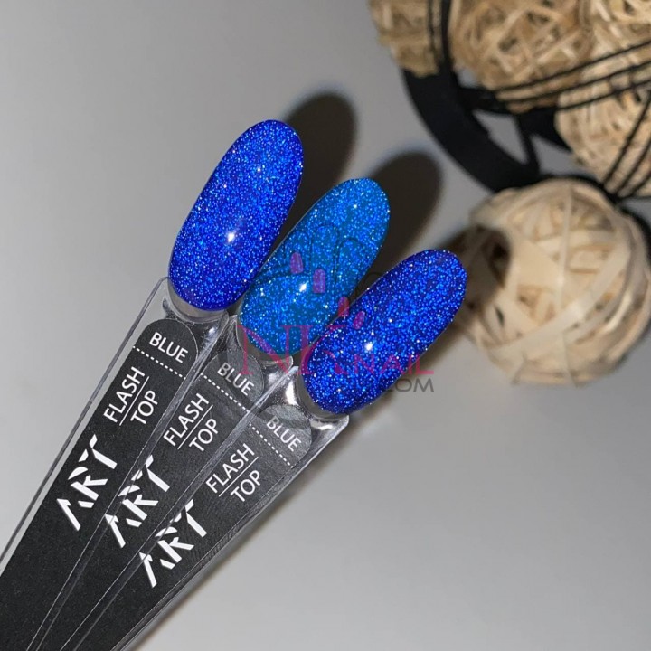 Світловідбиваючий топ ART Flash Top Blue 10 мл TPO free